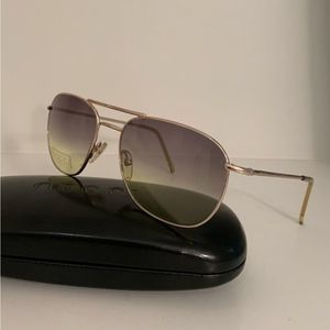 Gucci Vintage Aviator Sunglasses GG 1286 T7S 56-17-140